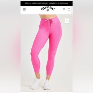 Year of Ours Hot Pink Football Legging